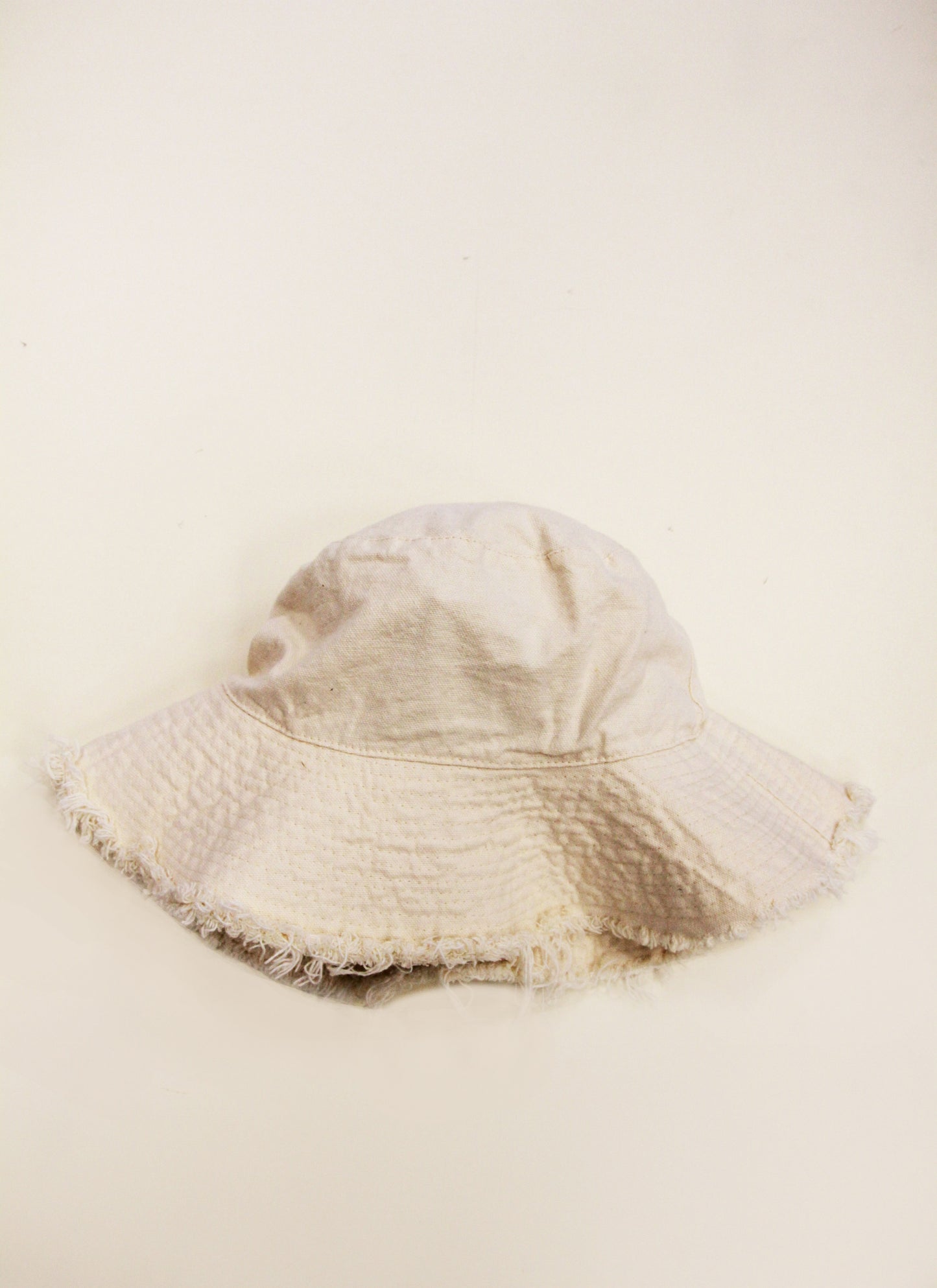 EVA White up-cycled cotton hat