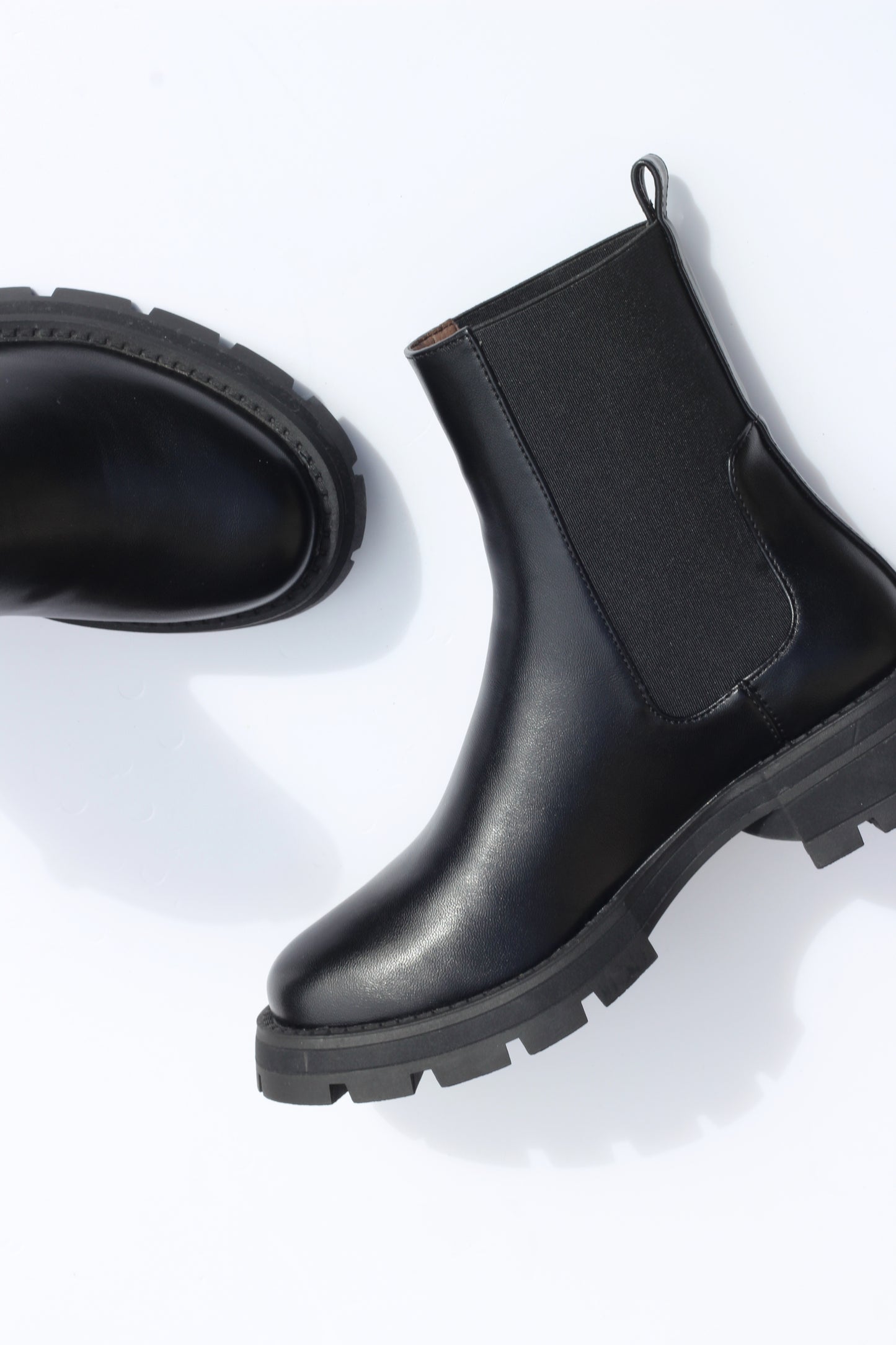 CLIO, Black Slip On Chelsea Boot