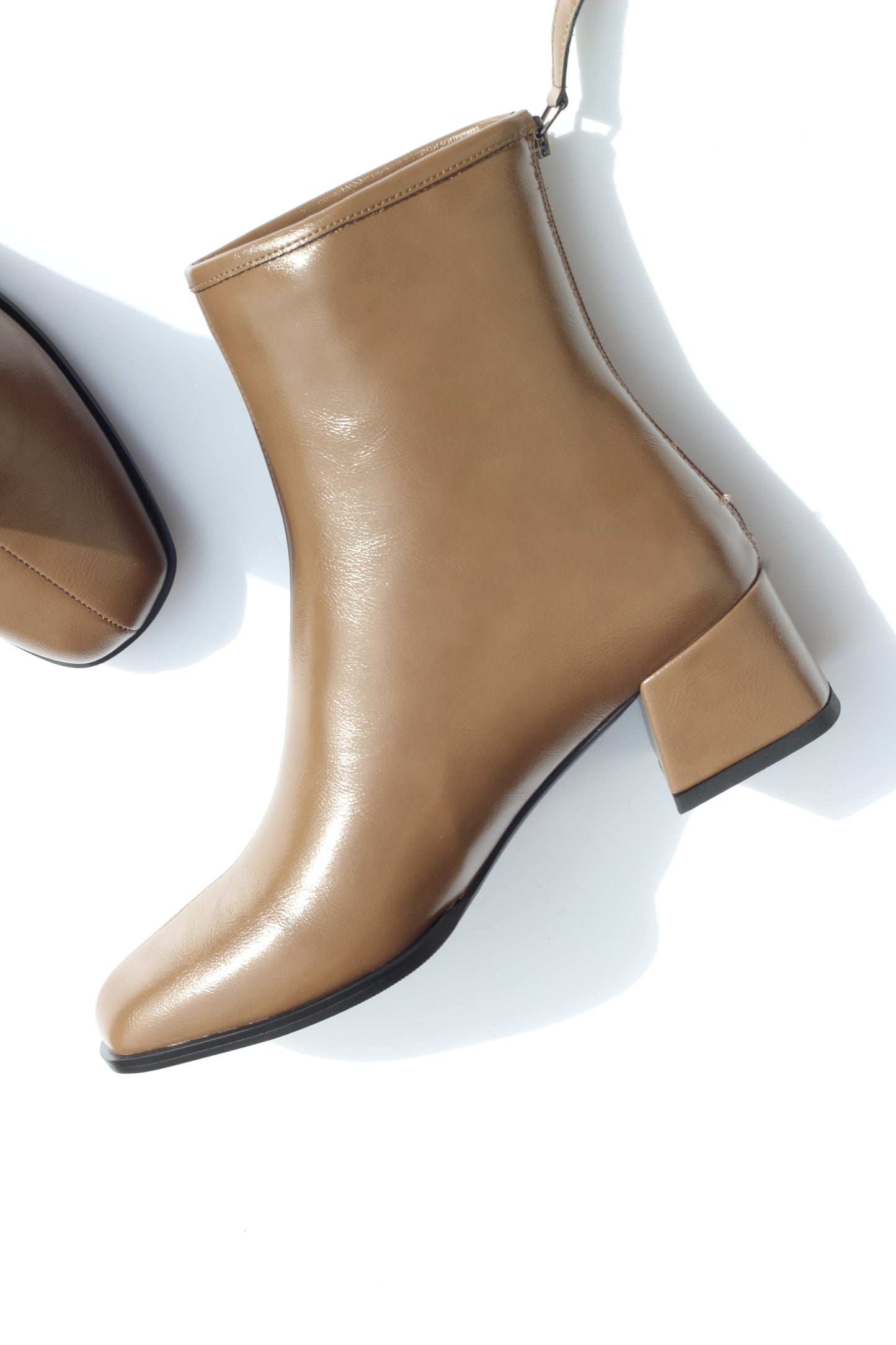 FRANCA, Tan Ankle Boot